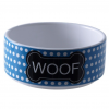 Yarro Miska ceramiczna dla psa Woof niebieska 0.3L